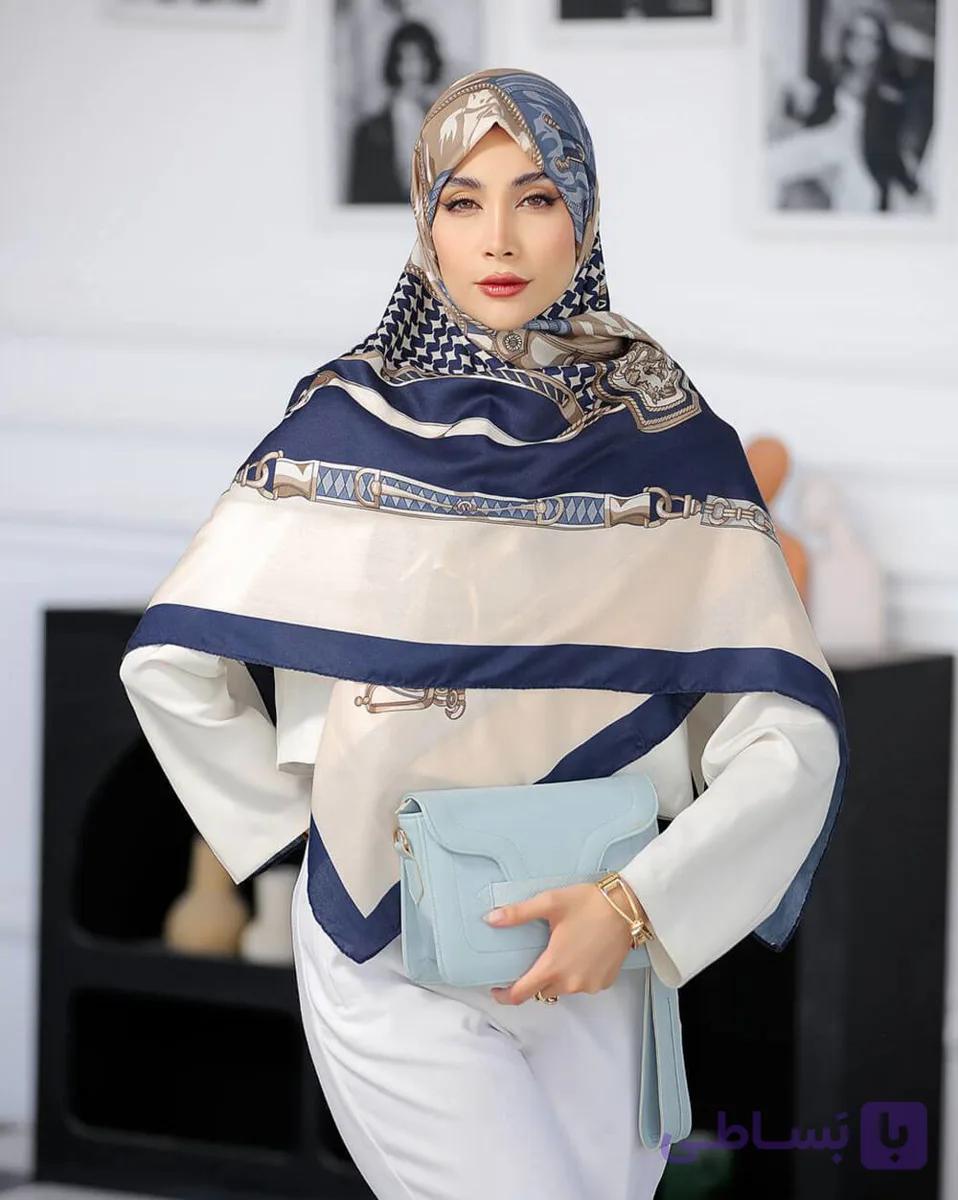 روسری نخی طرح آرت کد 1