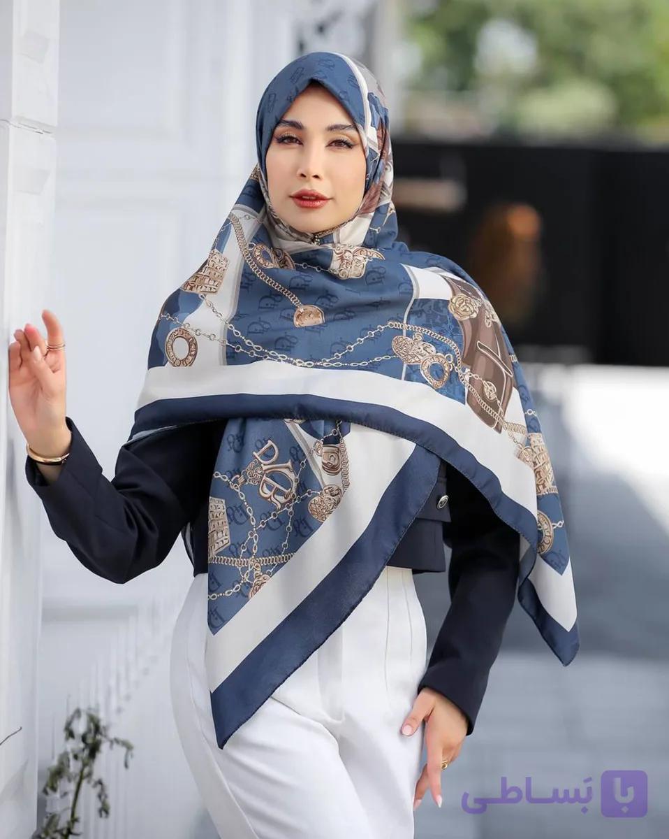 روسری نخی طرح آرت کد 11
