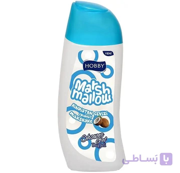 شامپو بدن هوبی مدل مارشمالو حاوی روغن نارگیل
