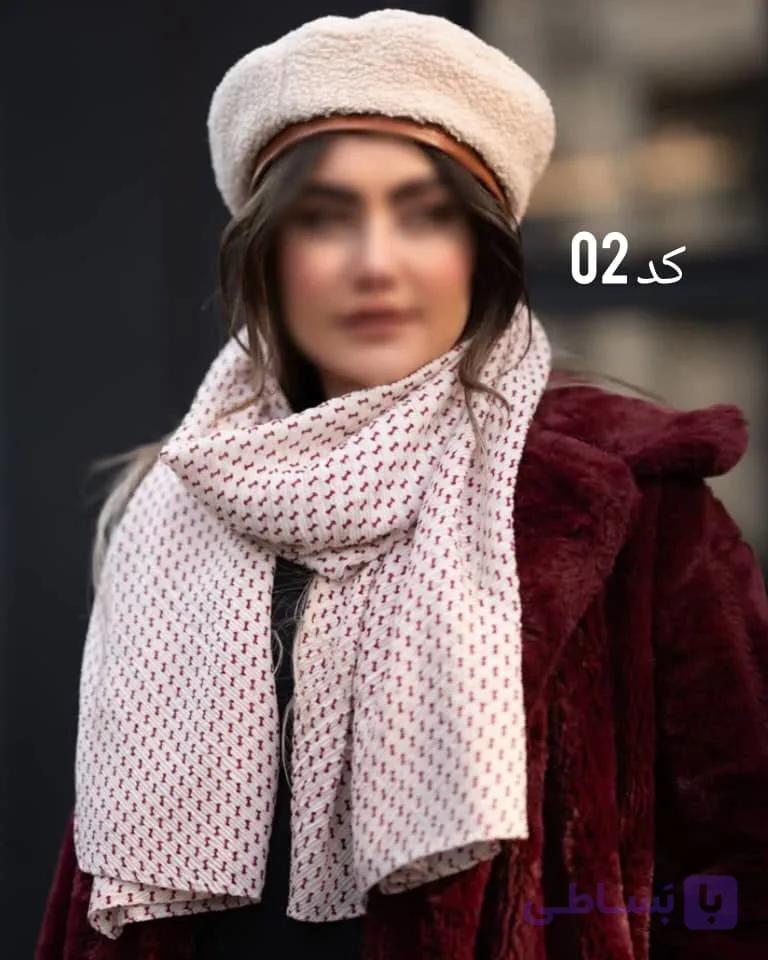 شال زنانه پلیسه ریز زنانه — تصویر 1