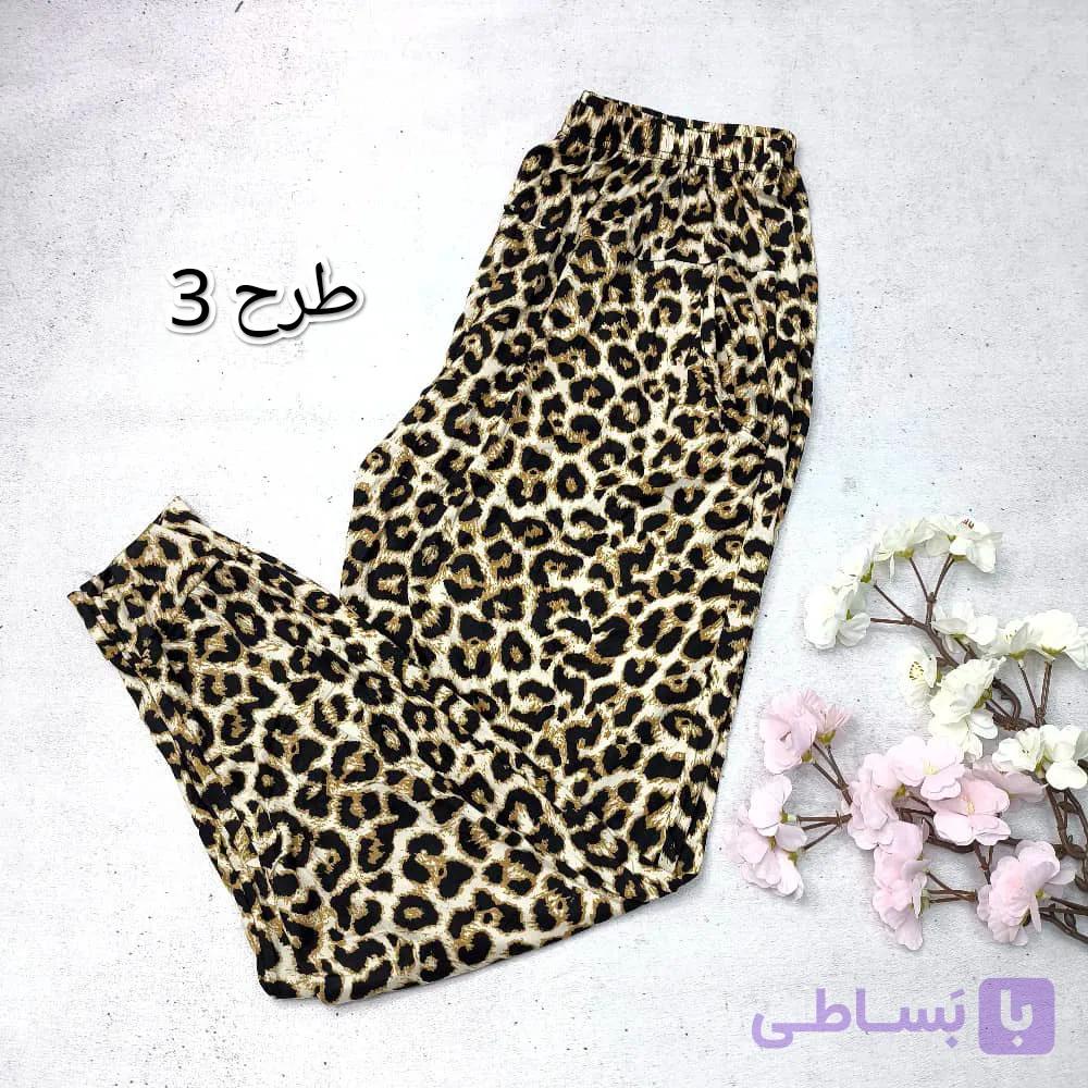 شلوار گیاهی پلنگی زنانه — تصویر 1