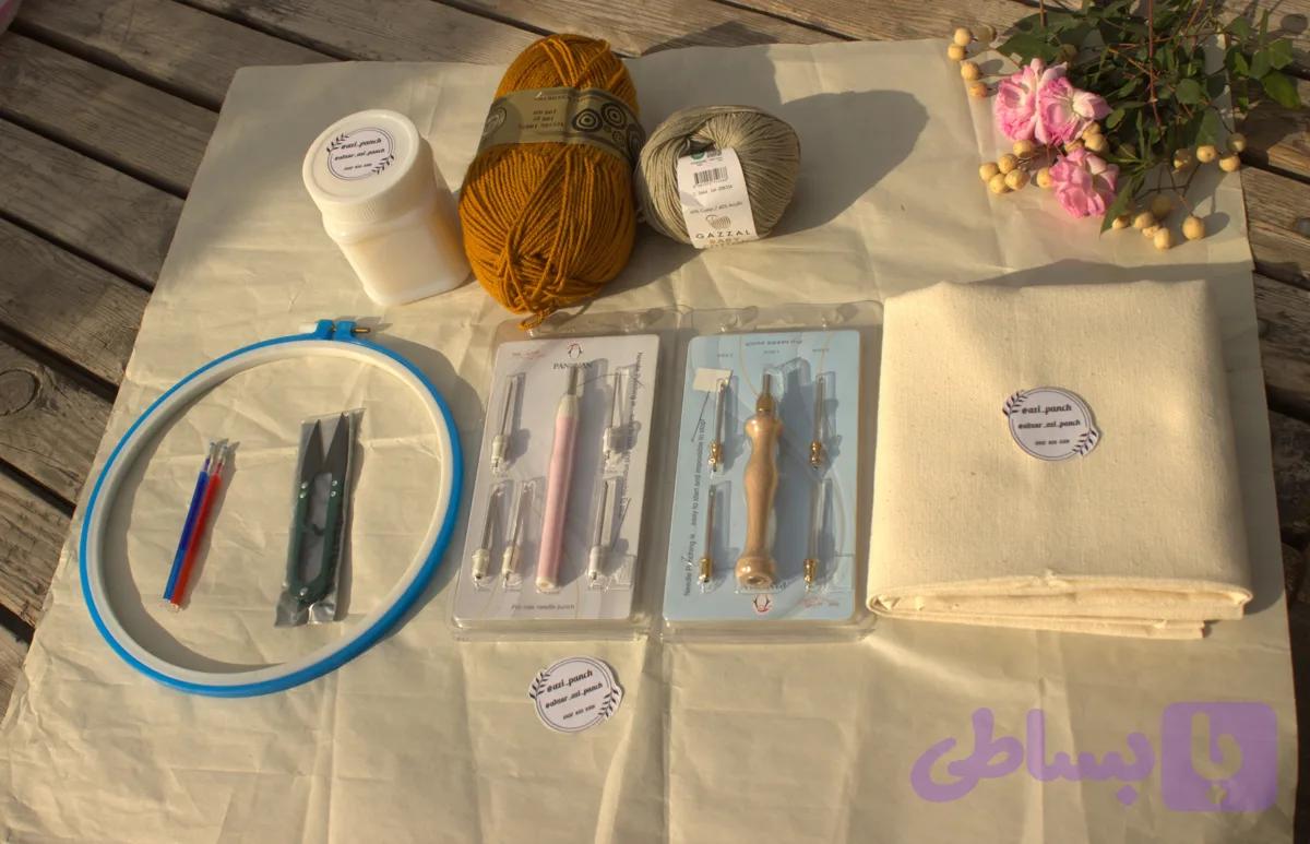پکیج کامل شروع پانچدوزی باسوزن (پرو دسته چوبی +پرومکس دسته پلاستیکی) پنگوئن