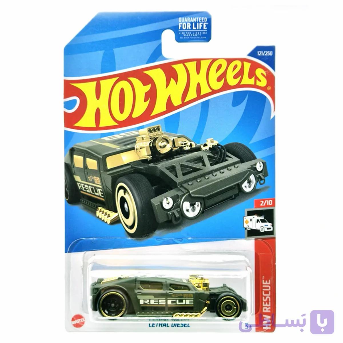 ماشین هات ویلز مدل Hot Wheels Lethal Diesel — تصویر 1