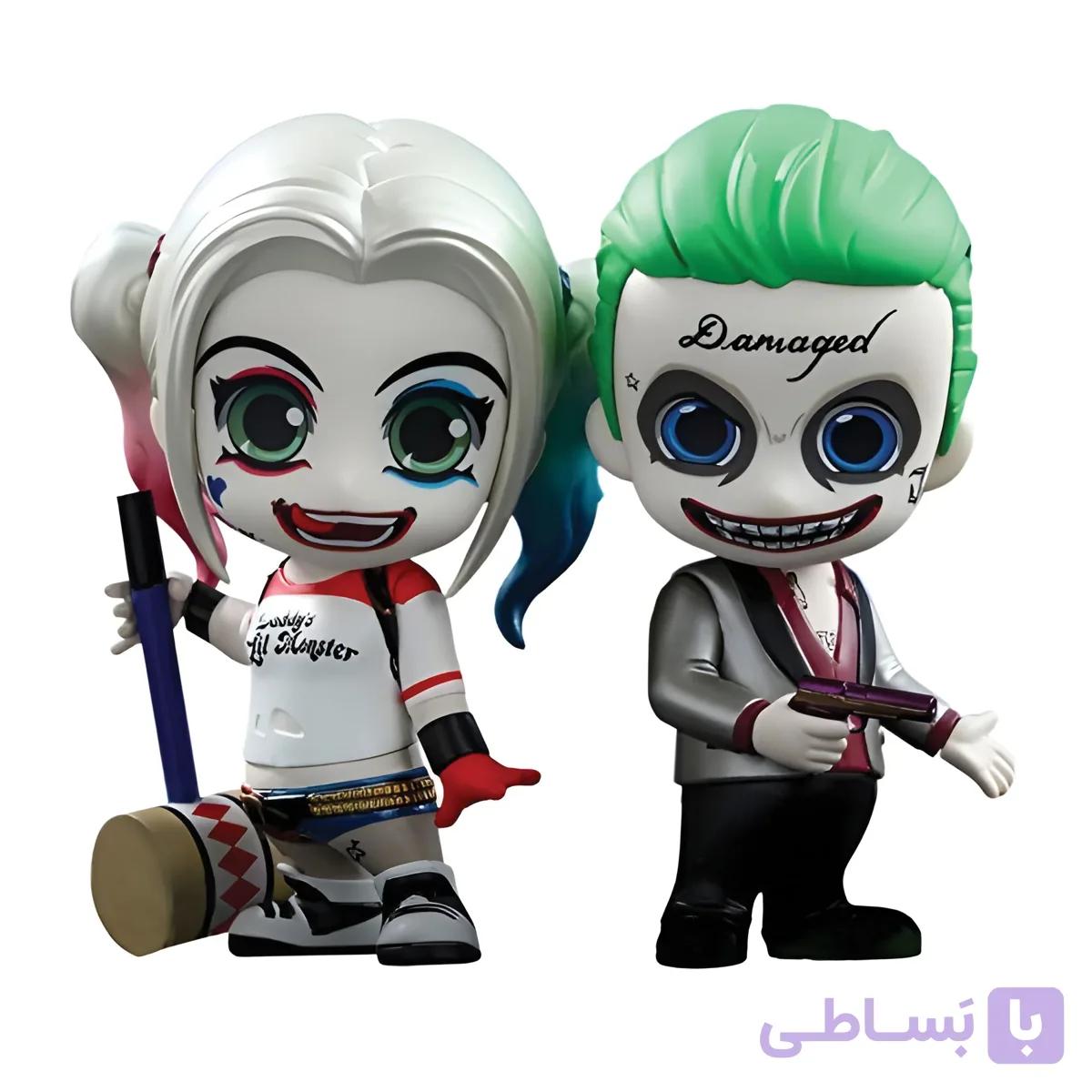 فیگور هات تویز مدل جوخه انتحار جوکر و هارلی کویین Suicide Squad The joker & Harley Quinn — تصویر 1