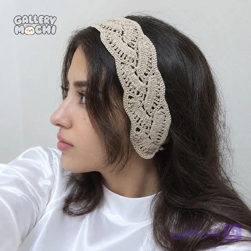 هدپیس دستباف مدل شقایق — تصویر 1