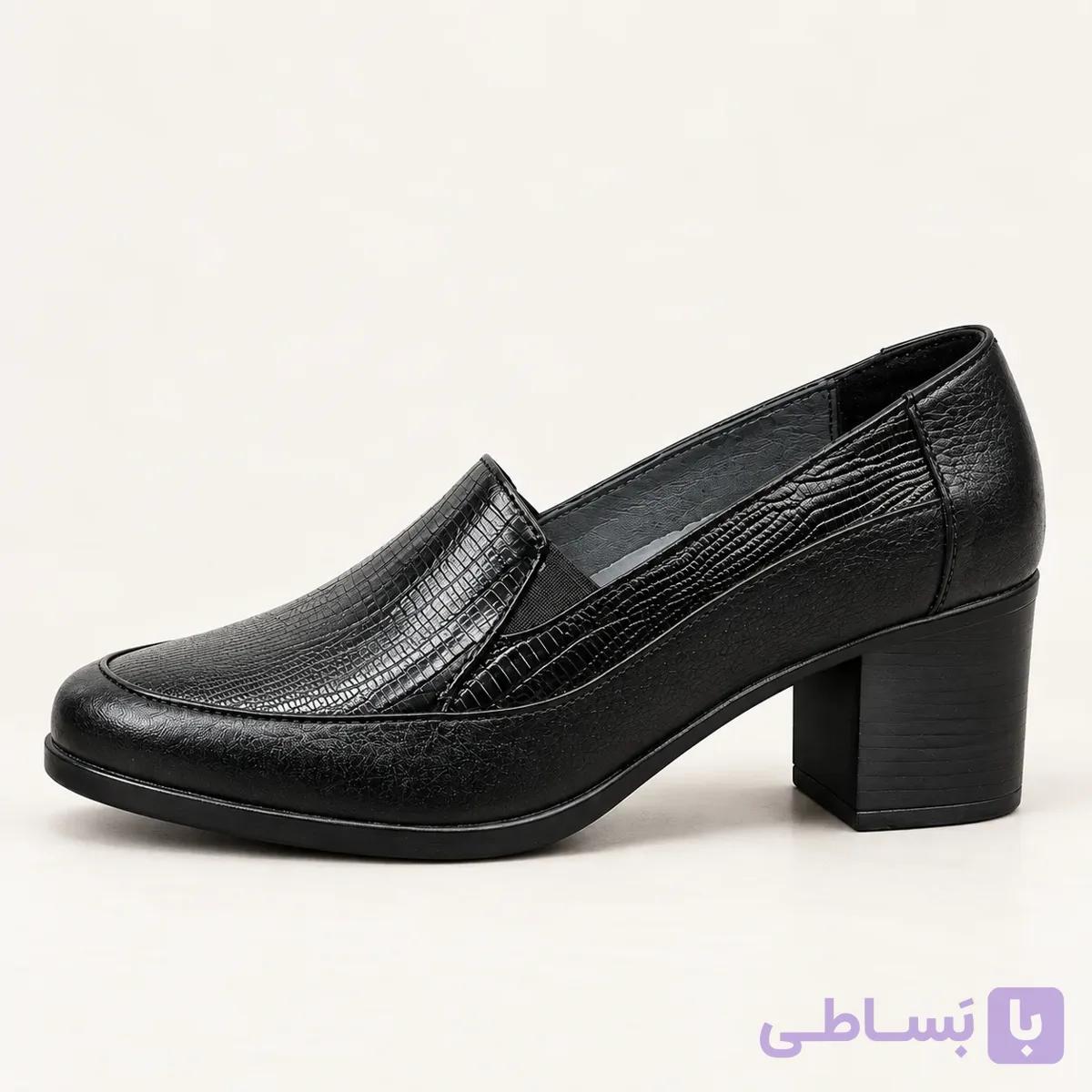 کفش زنانه چرم طبیعی مدل کمند؛ راحتی و اصالت در استایل روزمره — تصویر 1