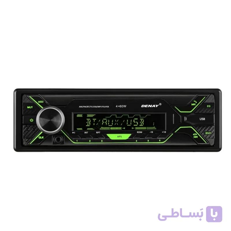 پخش خودرو دنای مدل DE-C8021D سایز ۱ دین با بلوتوث — تصویر 1