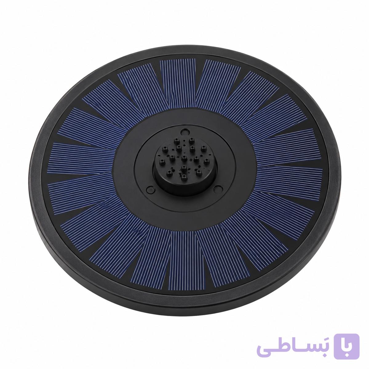 پنل فواره خورشیدی هوشمند OKMEE مدل GD088A | دارای نور LED و باتری داخلی — تصویر 1