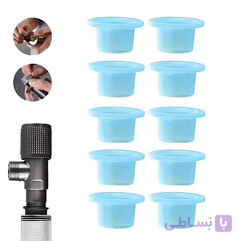 واشر آب بندی سیلیکونی اتصالات آب بسته 10 عددی کدN1009 — تصویر 1