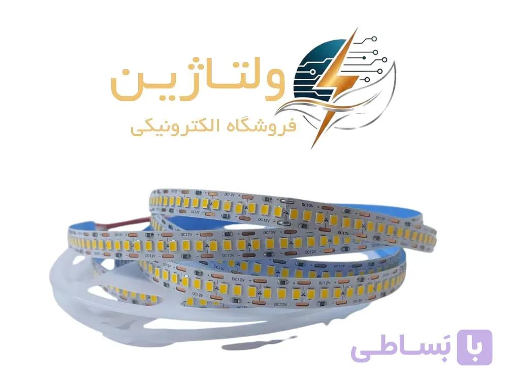 خرید ریسه نواری 12ولت تراکم 240 افتاب 5 متری +frss | ولتاژین