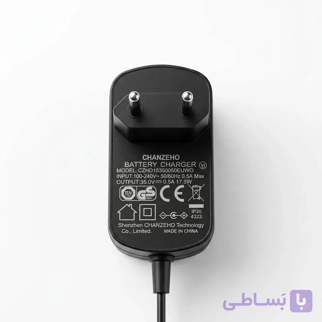 شارژر جارو شارژی 35 ولت 500 میلی آمپر - فروشگاه الکترونیک ولتاژین