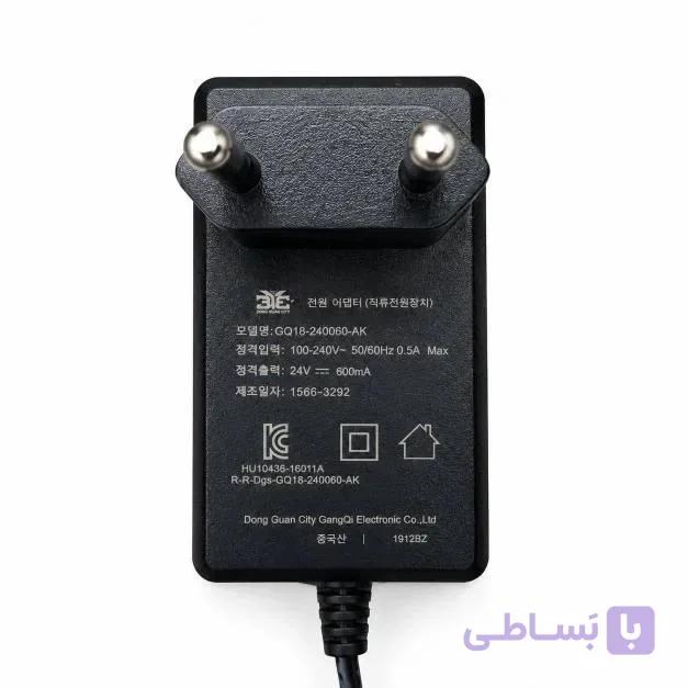 آداپتور جارو شارژی 24 ولت 600 میلی آمپر GQ18-240600-6K - فروشگاه الکترونیک ولتاژین