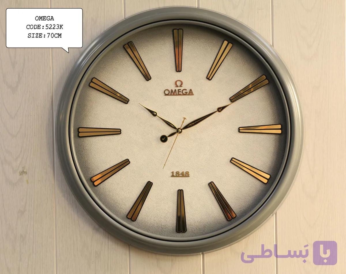 ساعت دیواری اومگا مدل خطی کد 5223