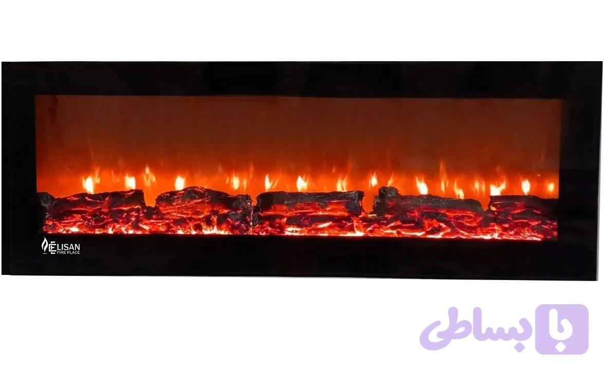 شومینه برقی الیسان سایز50*120 باهیزم2بعدی