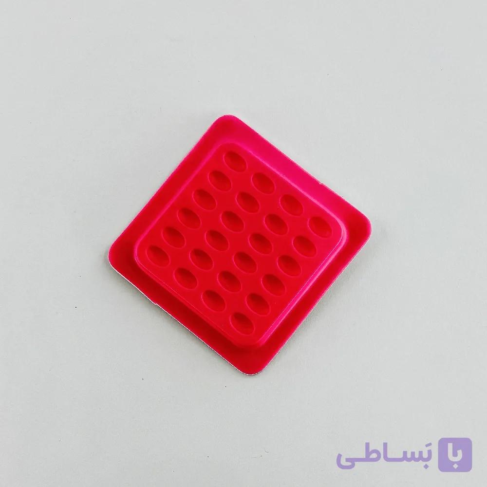 جا چسبی مژه و ابرو اشکی پشت چسب دار بسته 100 عددی و تک — تصویر 1