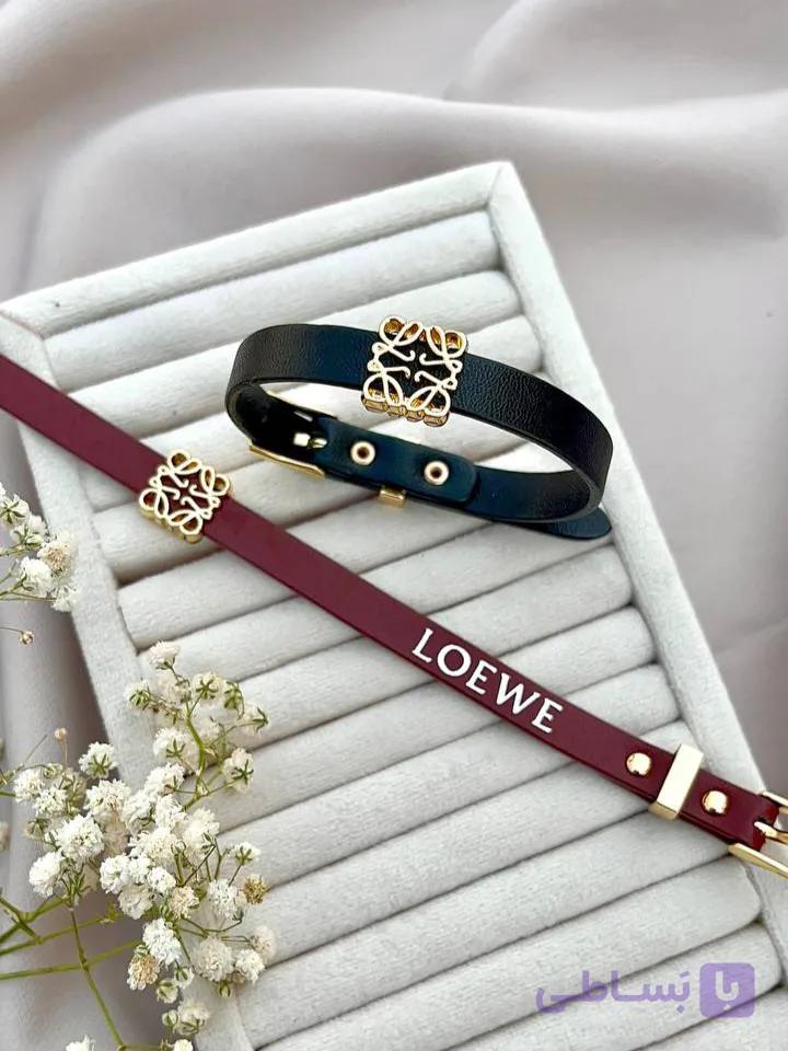 دستبند بند چرم loewe