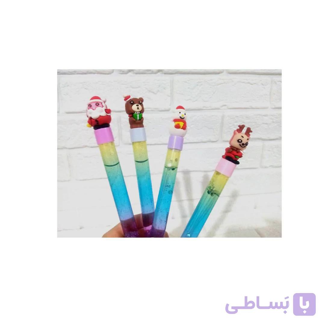 خودکار آکواریومی فانتزی با اکلیله و فیگور شناور (مدل زیرآبی) به همراه یک یدک جوهر — تصویر 1