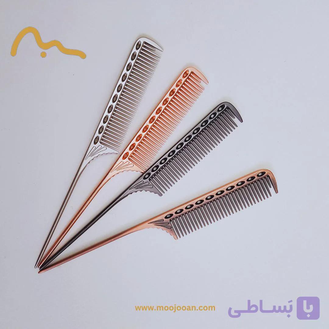 شانه دم باریک تمام فلزی GAMAY (BARBER SHOP)