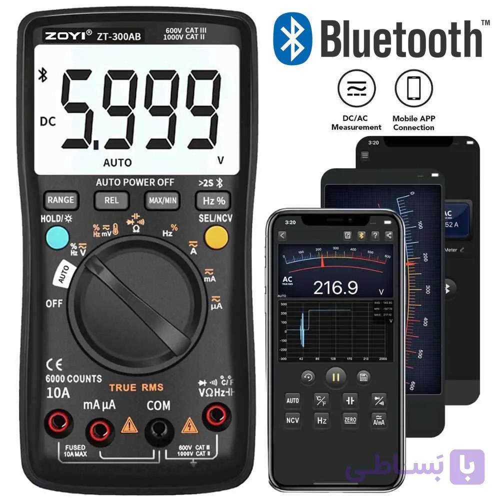 مولتی متر بلوتوثی زویی مدل ZT-300AB ا ZOYI ZT-Y MULTIMETER — تصویر 1