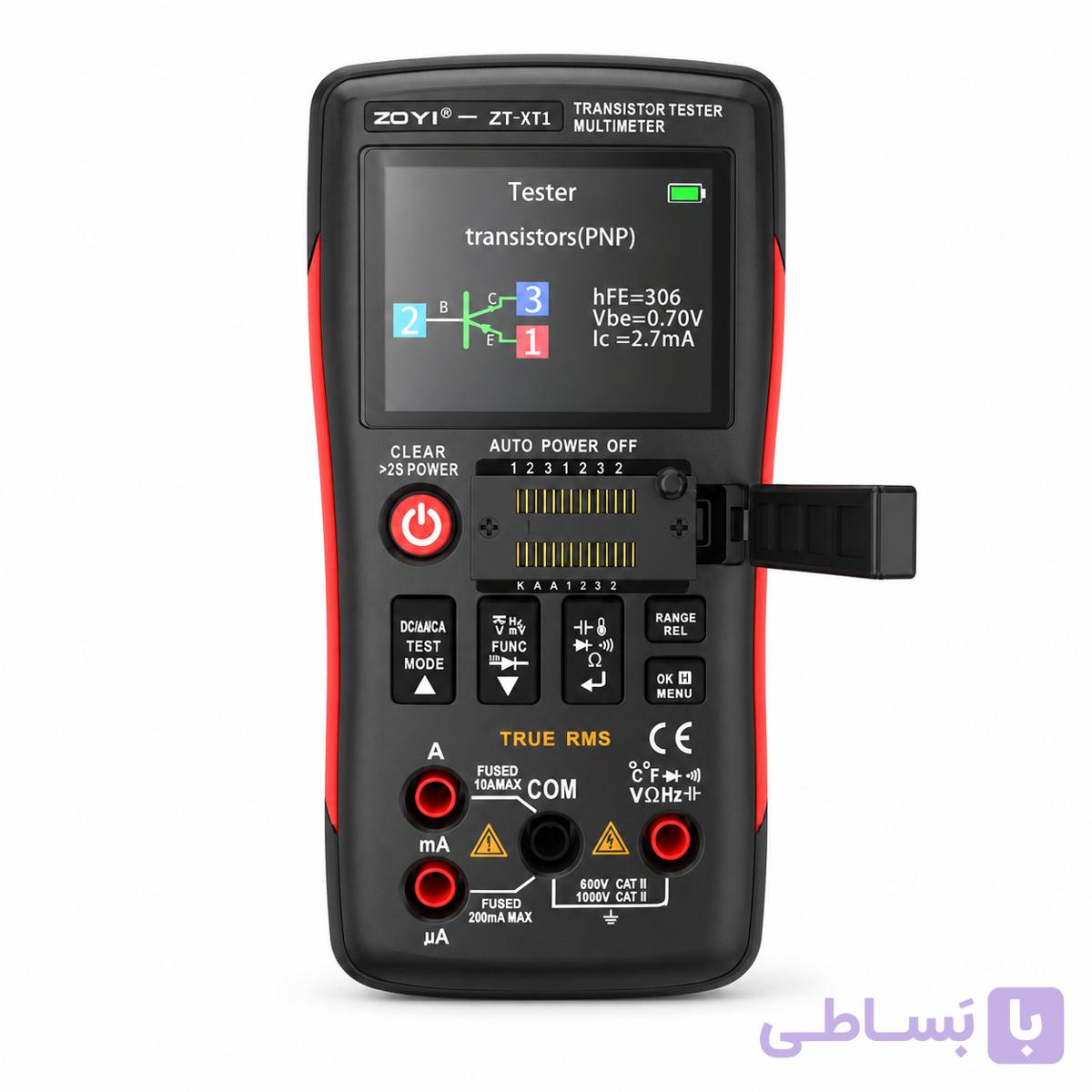 تستر قطعات و مولتی متر دیجیتال زویی ZOYI مدل ZT-XT1 — تصویر 1