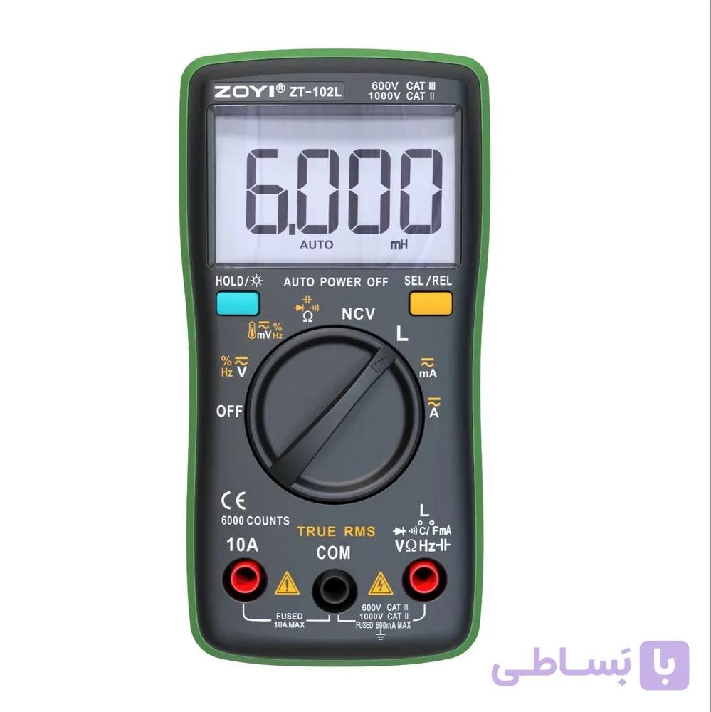 LCR متر و مولتی متر زویی ZOYI مدل ZT-102L — تصویر 1