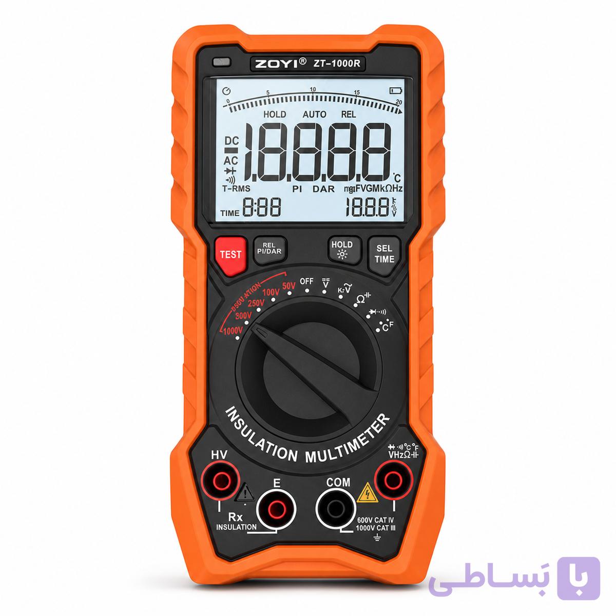 تستر مقاومت عایقی (میگر) و مولتی متر دیجیتال زویی ZOYI مدل ZT-1000R — تصویر 1