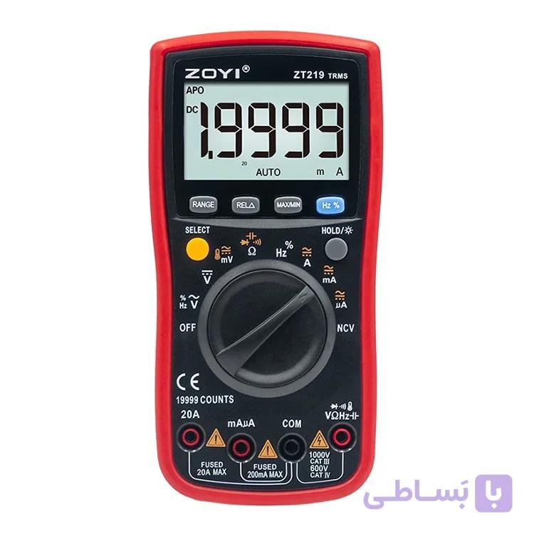 مولتی متر دیجیتال زویی مدل ZT-219 ا ZOYI ZT-219 Multimeter — تصویر 1