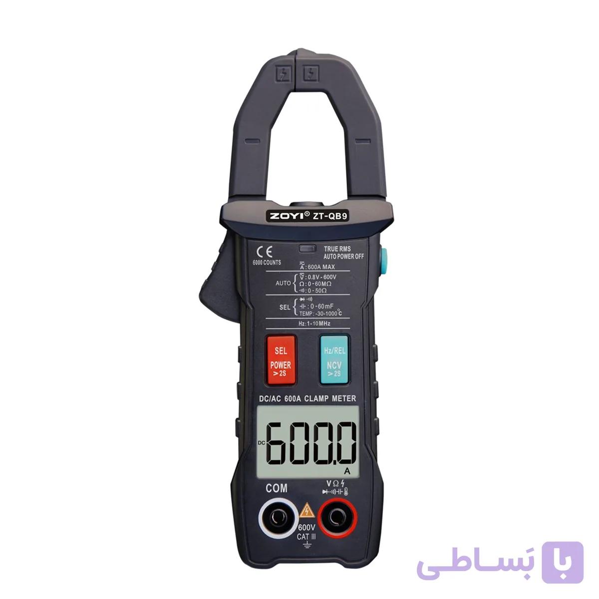 مولتی متر کلمپی زویی مدل ZT-QB9 ا ZOYI ZT-QB9 Clamp Multimeter — تصویر 1