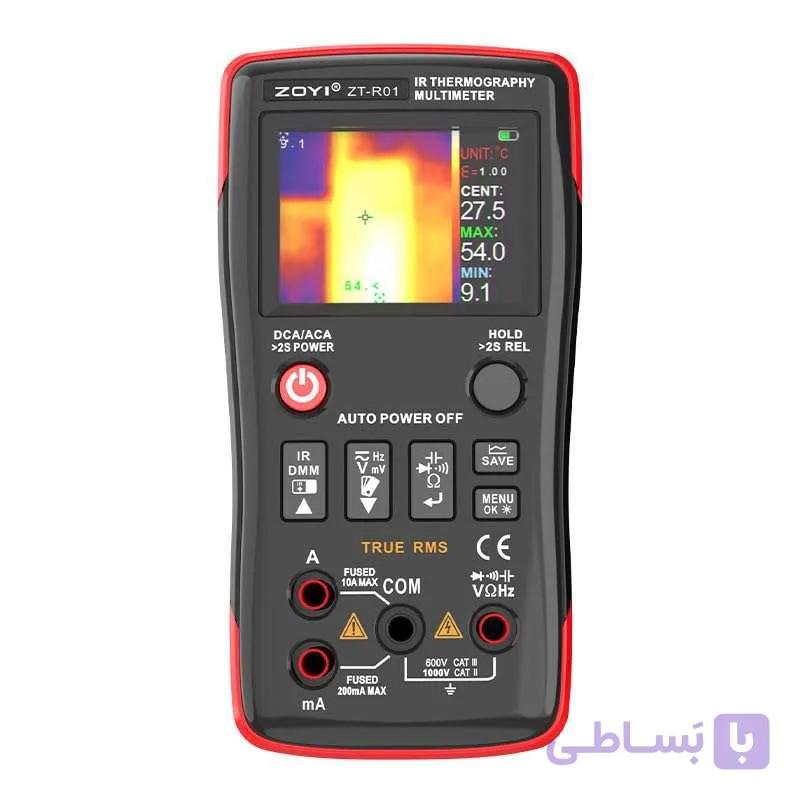 دوربین حرارتی (ترموویژن) و مولتی‌متر زویی ZOYI مدل ZT-R01 — تصویر 1