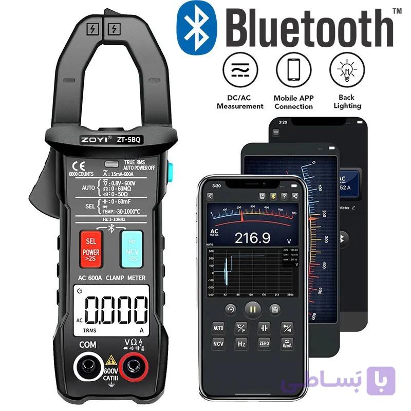 مولتی متر کلمپی بلوتوثی زویی مدل ZT-5BQ — تصویر 1