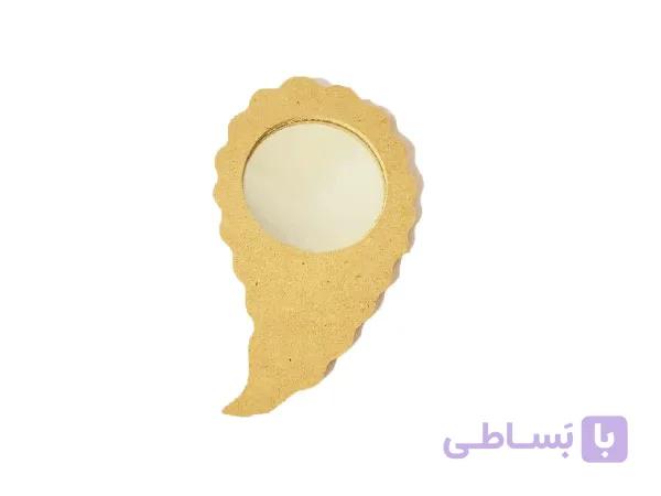 آینه دستی طرح اشک — تصویر 1