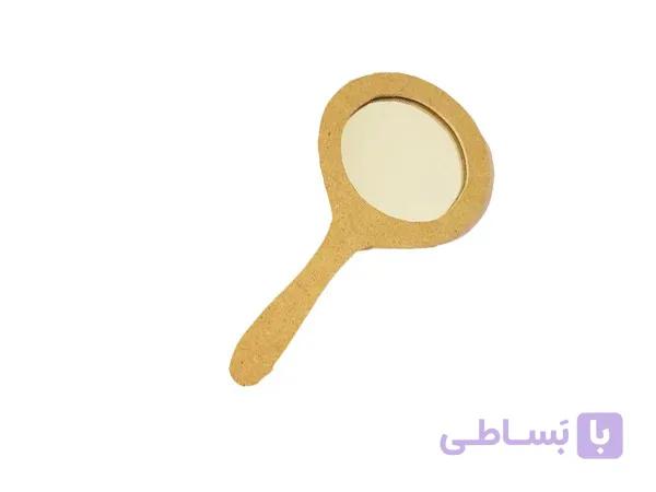 آینه دسته دار چوبی