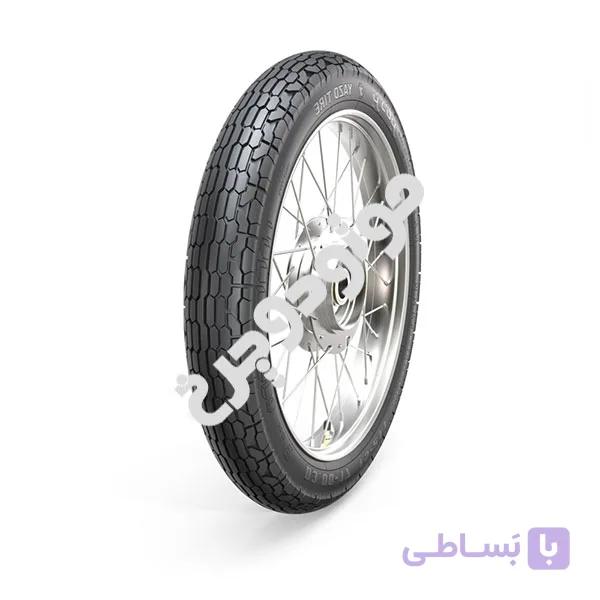 لاستیک موتور سیکلت یزد تایر سایز 17-300 جلو باکسر, کی وی 150 — تصویر 1