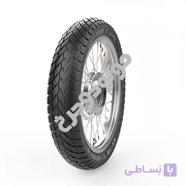 لاستیک موتور سیکلت یزد تایر سایز 17-100/90 — تصویر 1