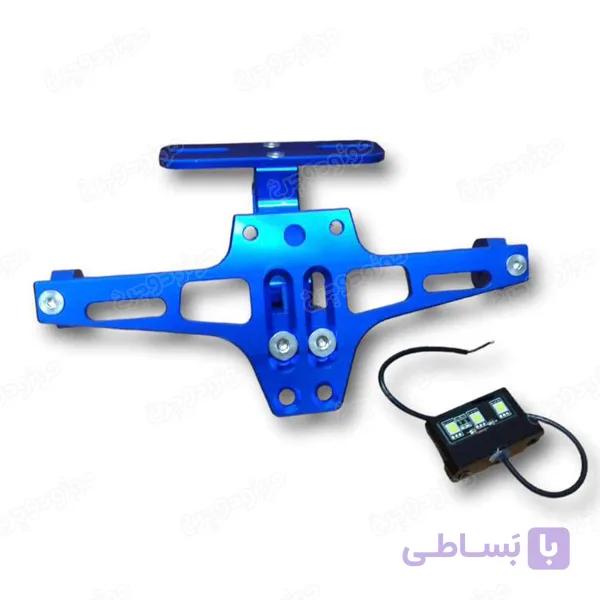 پایه پلاک موتور رنتال CNC فلزی و تاشو — تصویر 1
