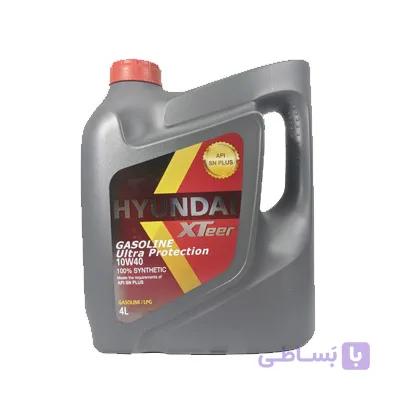 روغن موتور هیوندای اکستیر مدل 10W40 SN تمام سنتتیک اماراتی 4 لیتری