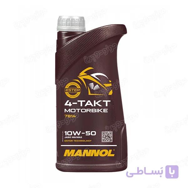 روغن موتور مانول 10W-50 یک لیتری — تصویر 1