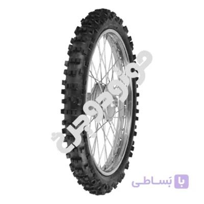 لاستیک موتور سیکلت دورو تایوان سایز 19-70/100 مناسب موتوکراس — تصویر 1