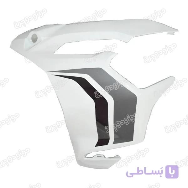 فلاپ بغل چراغ سمت راست هوندا ADV 150 اصلی سفید برچسب طوسی — تصویر 1
