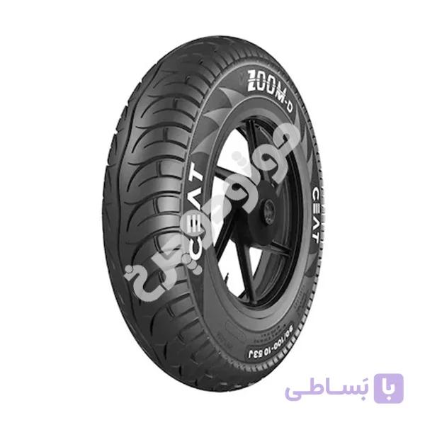 لاستیک موتورسیکلت سیات هند سایز 12-90/90 — تصویر 1