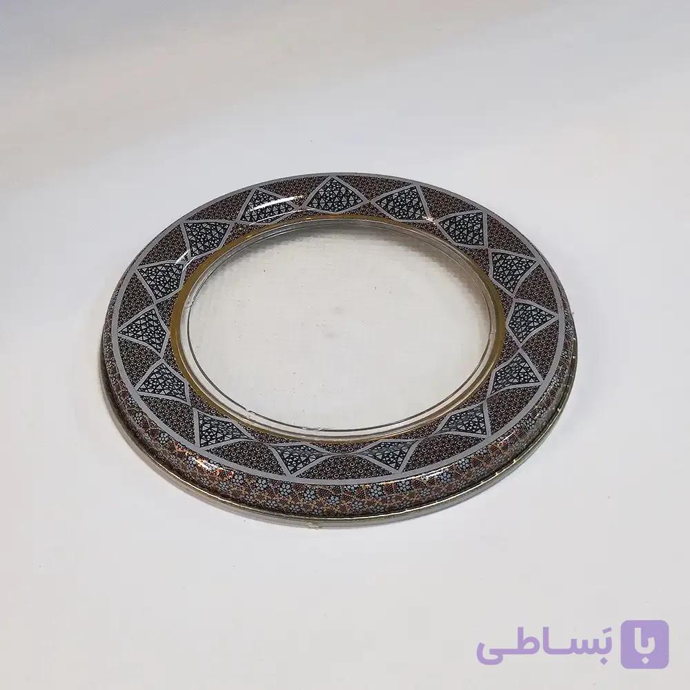 ظرف فلزی خاتم اسپانیا ۲۵ گرم سرگل — تصویر 1