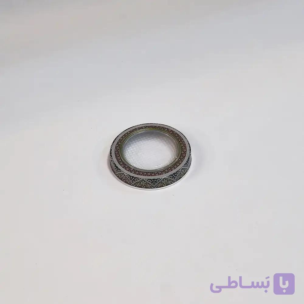 ظرف فلزی خاتم اسپانیا ۱ گرم سرگل — تصویر 1