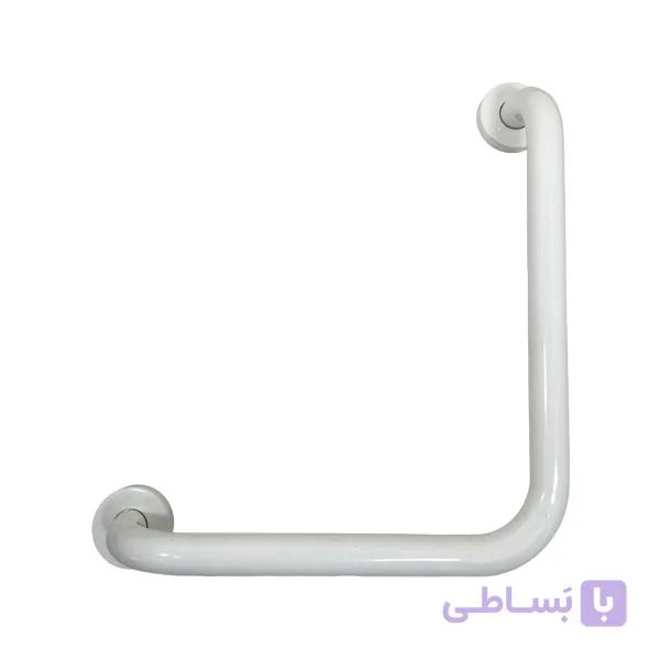 دستگیره کمکی دیواری 90 درجه سفید — تصویر 1