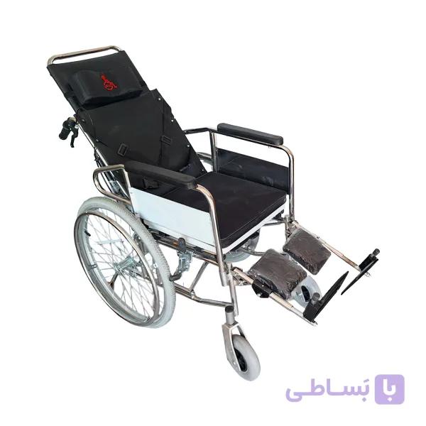 ویلچر تخت شو لگن دار حمامی 610GC-ABS-46 — تصویر 1