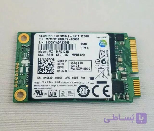 هارد SSD پرسرعت mSata 128GB استوک