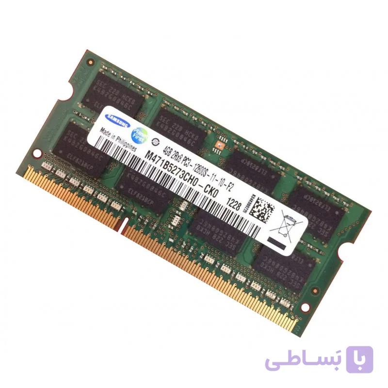رم استوک لپ تاپی 4 گیگ 4GB DDR3 PC3 استوک — تصویر 1