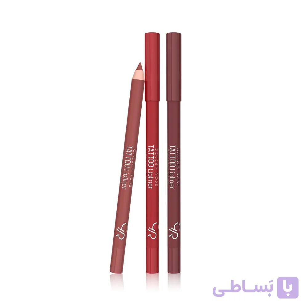 مداد لب گلدن رز مدل تتو — تصویر 1