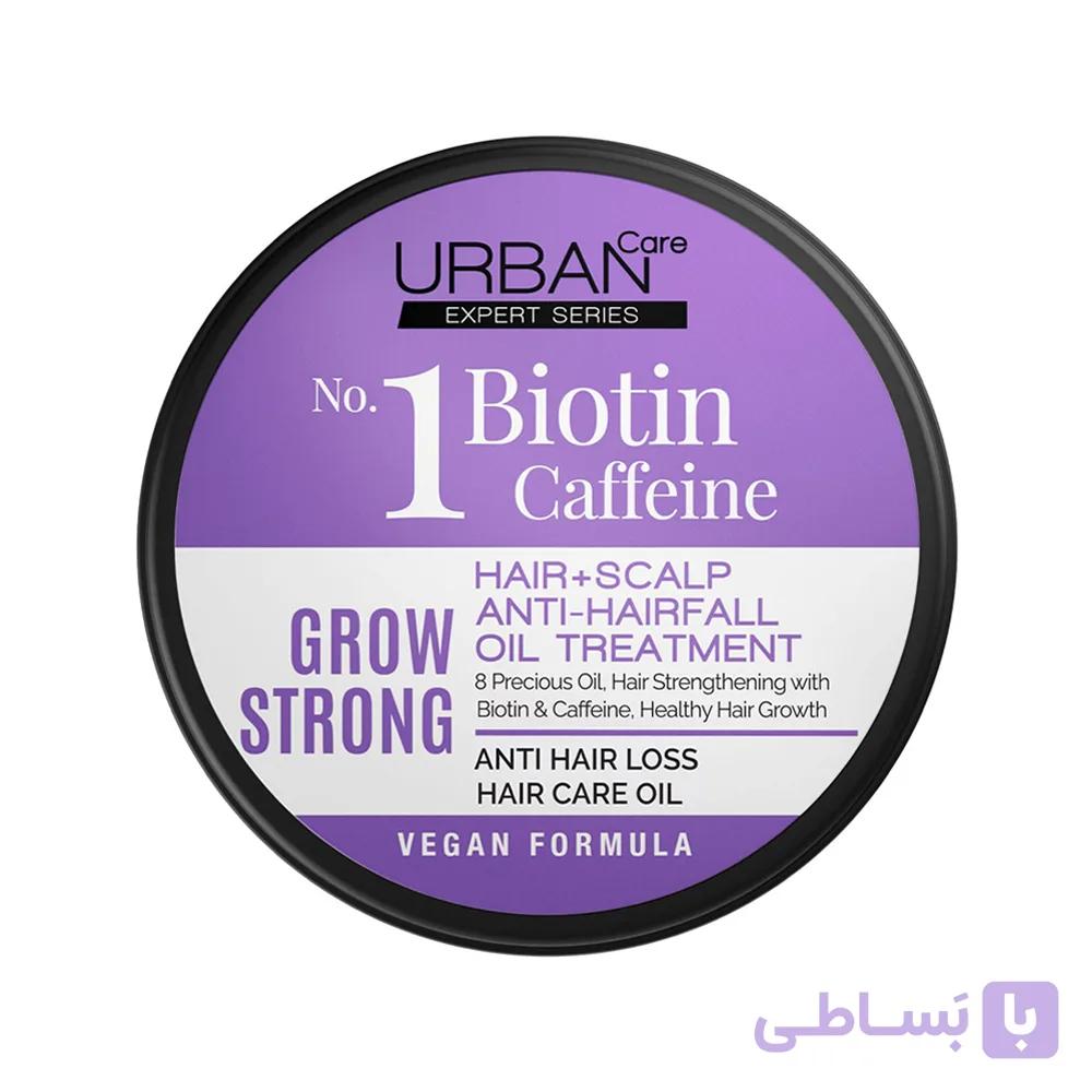 روغن تقویت کننده و ضد ریزش مو اوربان کر حاوی بیوتین و کافئین — تصویر 1
