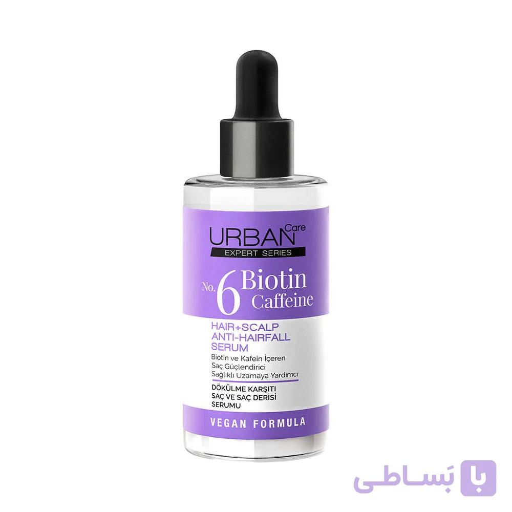 سرم ضد ریزش مو اوربان کر حاوی بیوتین و کافئین حجم 50 میل — تصویر 1