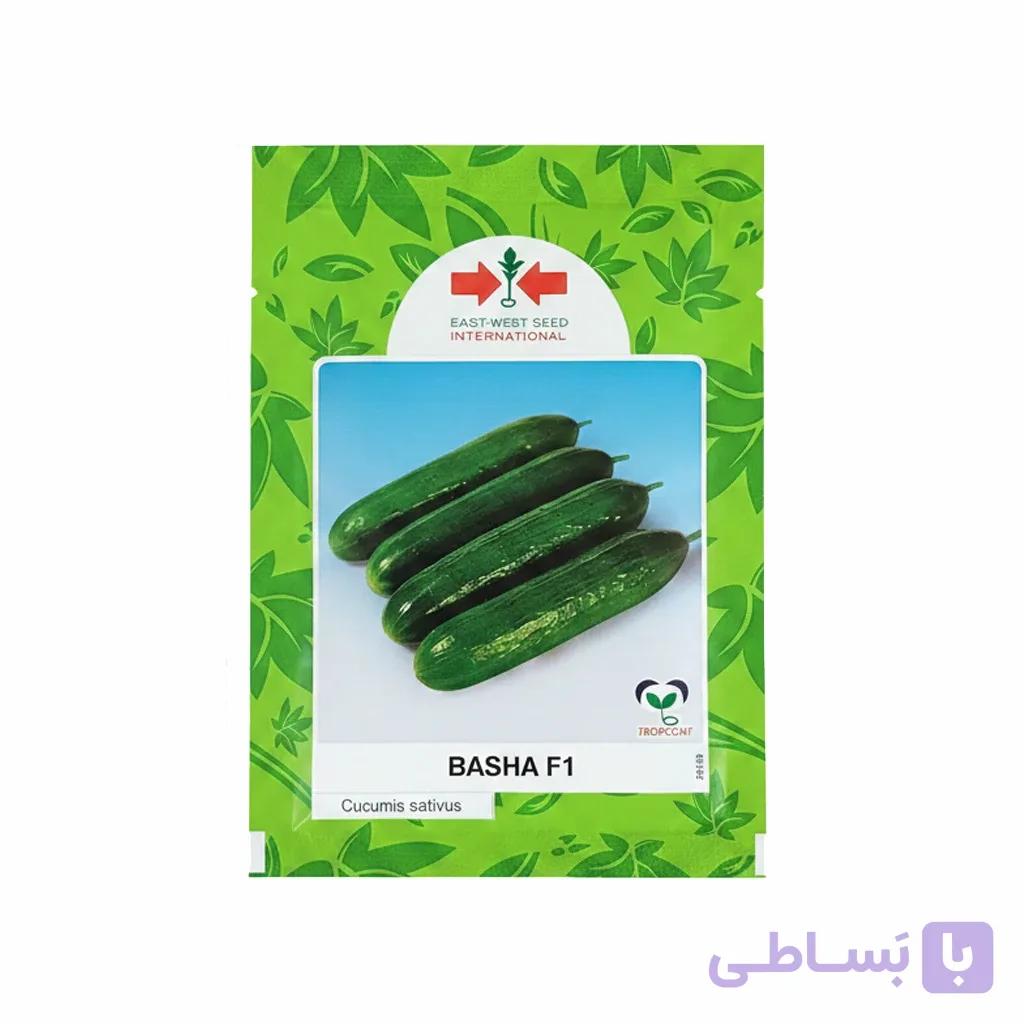 بذر خیار گلخانه ای باشا | میان گل و خود تنظیم — تصویر 1